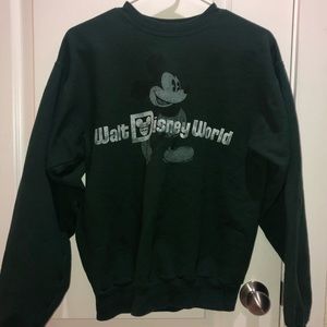 Walt Disney World Green Crewneck Sweater